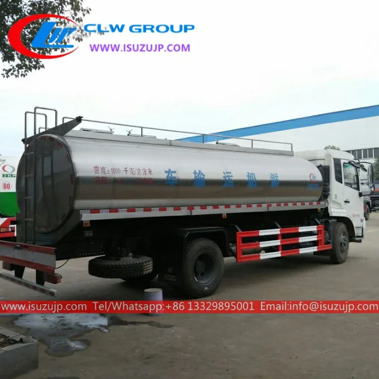 ISUZU FTR 12000liters Dairy Tanker Truck view 2