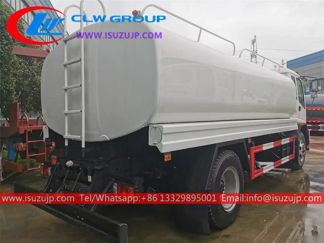 ISUZU FTR 3000 Gallons Stainless Steel Water Hauler for Sale view 4