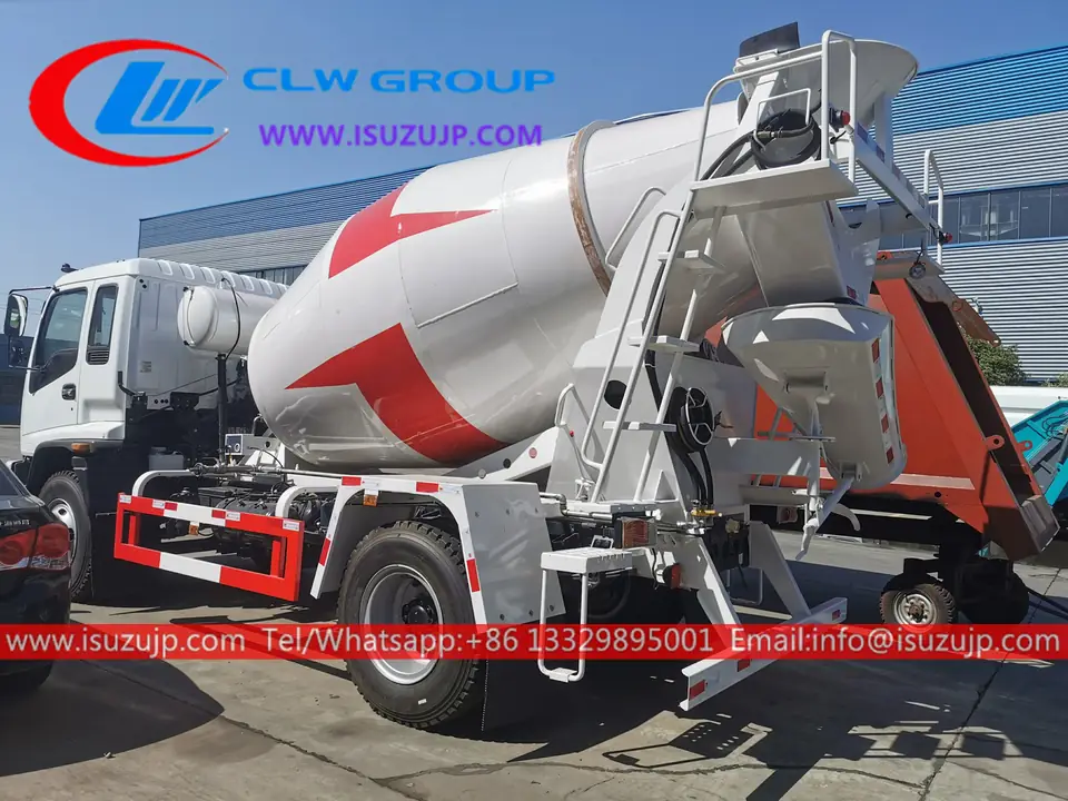 ISUZU FTR 7cbm Transit Mixer Truck view 4