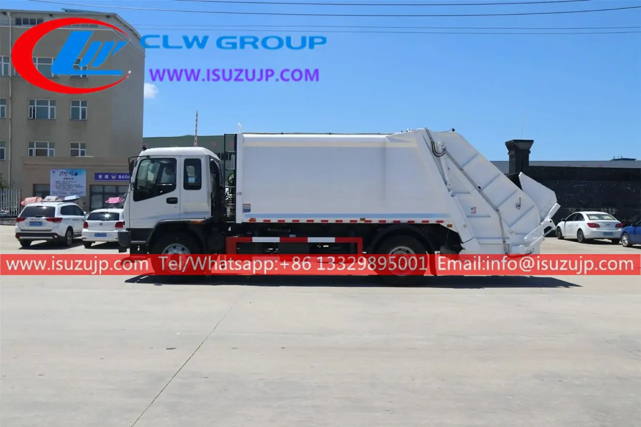 ISUZU FVR 12 Ton Compact Garbage Truck view 4