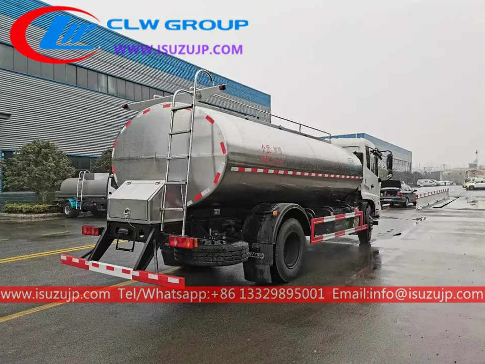 ISUZU FVR 15000liters Milk Transport Tanker Lorry view 3