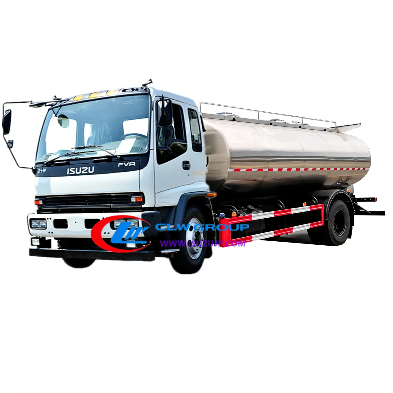 ISUZU FVR 15000liters Milk Transport Tanker Lorry view 5