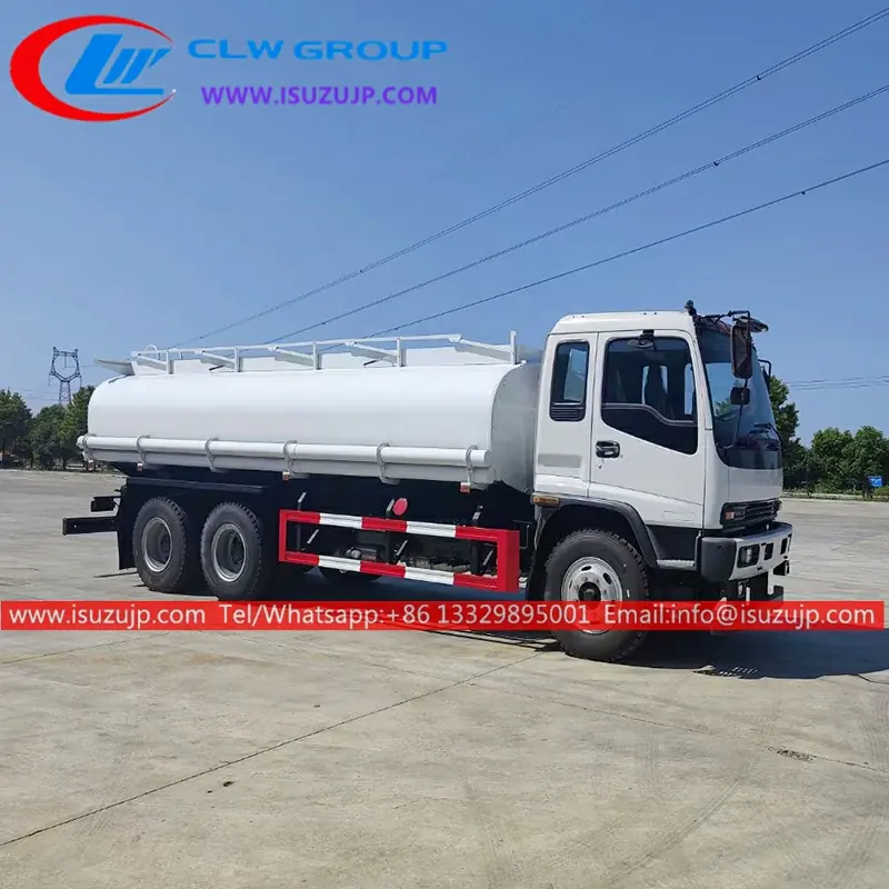 ISUZU FVZ 5000 Gallons Bulk Milk Storage Tank Truck for Sale view 3