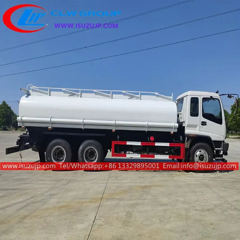 ISUZU FVZ 5000 Gallons Bulk Milk Storage Tank Truck for Sale view 4