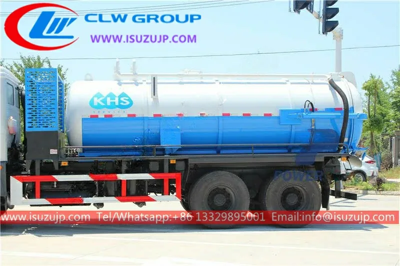 ISUZU FVZ Double Cabin 20000liters Septic Pump Truck for Sale in South Africa view 3