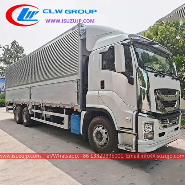 ISUZU GIGA 10 Wheeler Aluminum Truck Wing Van for Sale view 4