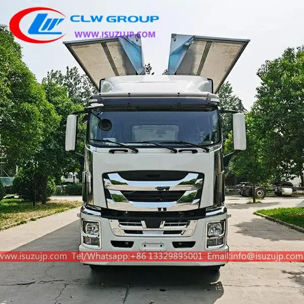 ISUZU GIGA 10 Wheeler Aluminum Truck Wing Van for Sale