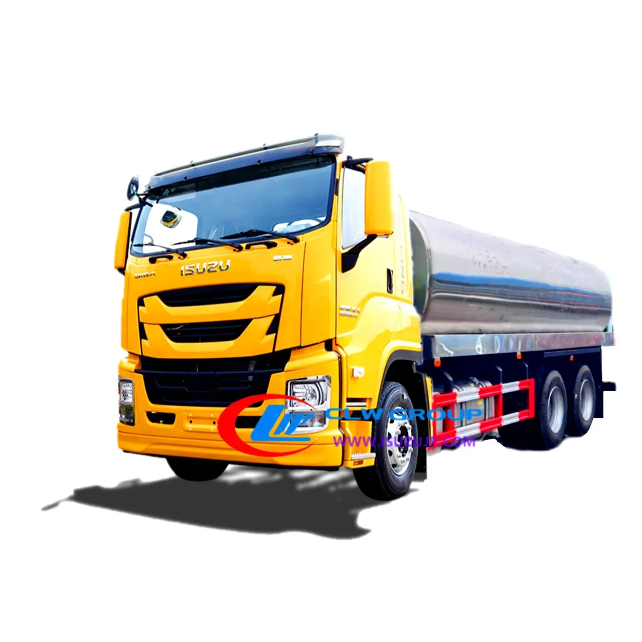 ISUZU GIGA 20cbm Stainless Steel Transport Milk Tanker for Sale view 5