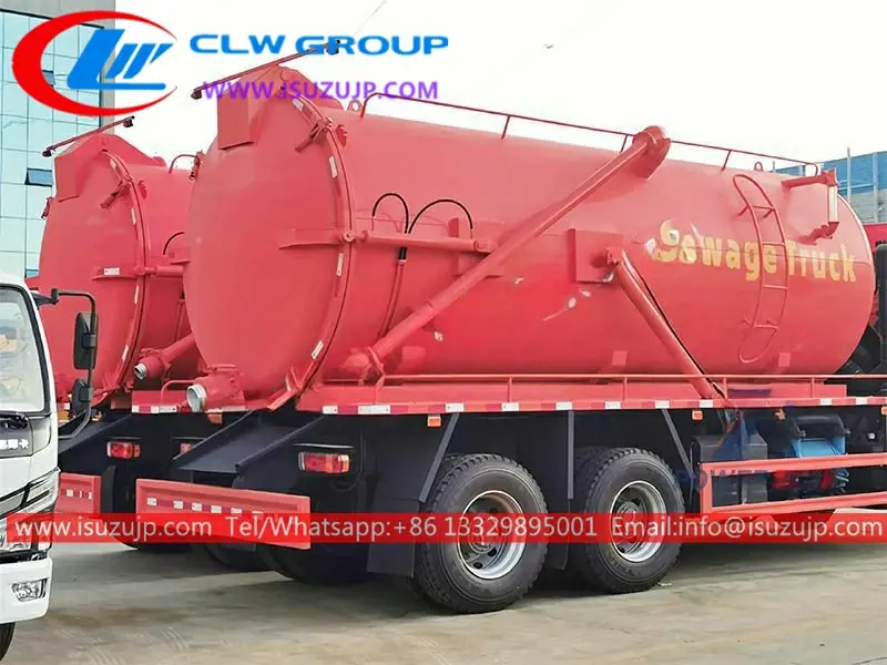 ISUZU GIGA 420HP 20m3 Vacuum Tank Truck for Sale view 3