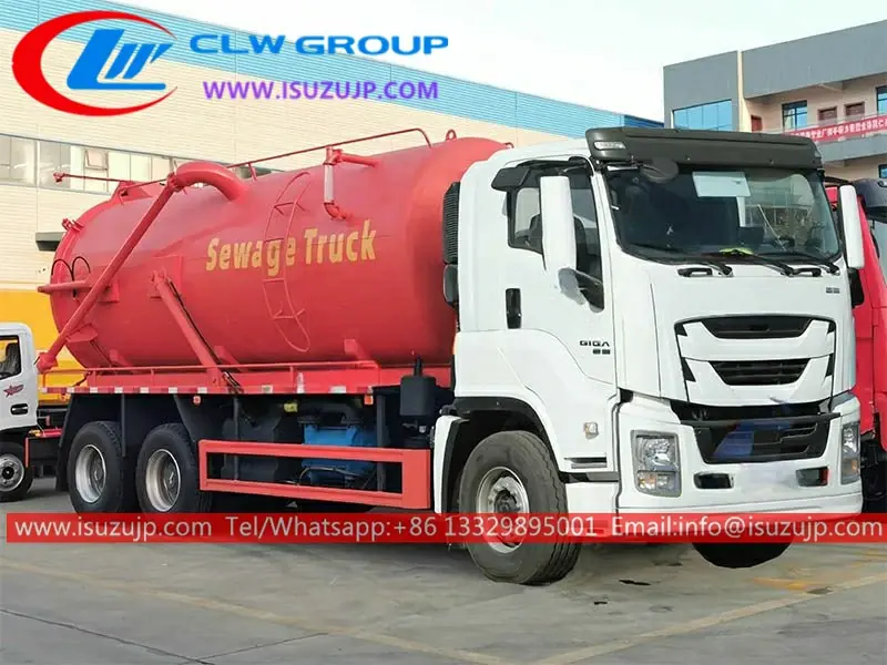 ISUZU GIGA 420HP 20m3 Vacuum Tank Truck for Sale