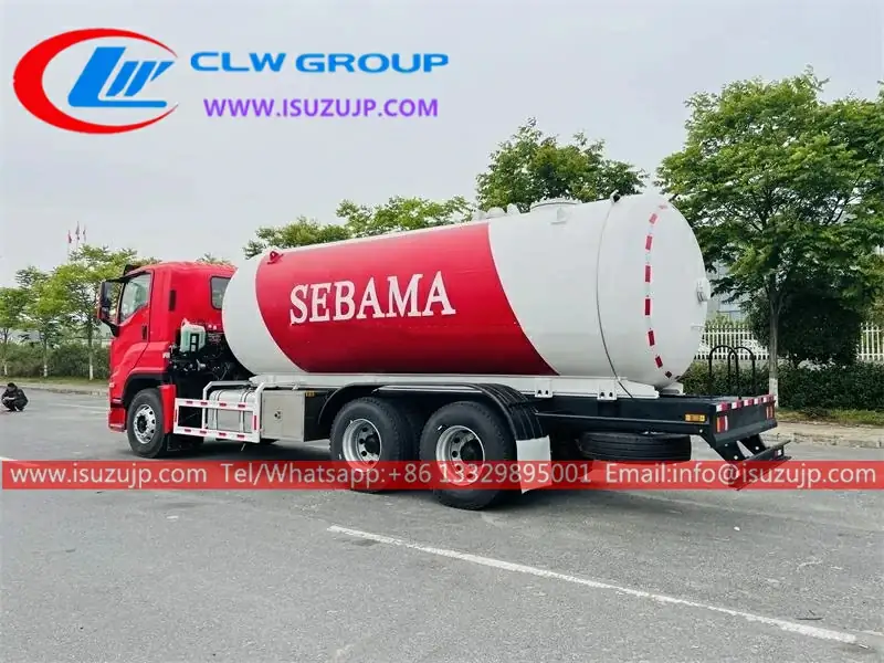 ISUZU GIGA 25000liters LPG Gas Tanker for Sale view 3