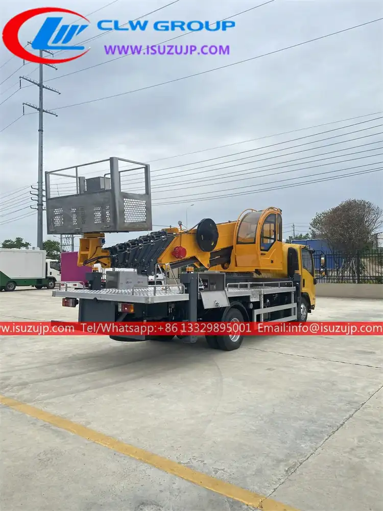 ISUZU KV100 34meters Aerial Platform Truck view 4