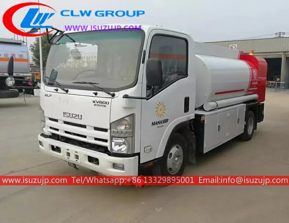 ISUZU KV600 Small Fuel Tanker Truck for Sale view 2