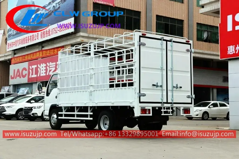 ISUZU NJR 12ft Stake Body Truck view 4