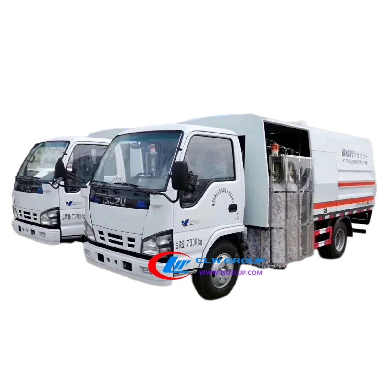 ISUZU NKR 4000liters Guardrail Cleaning Truck view 5