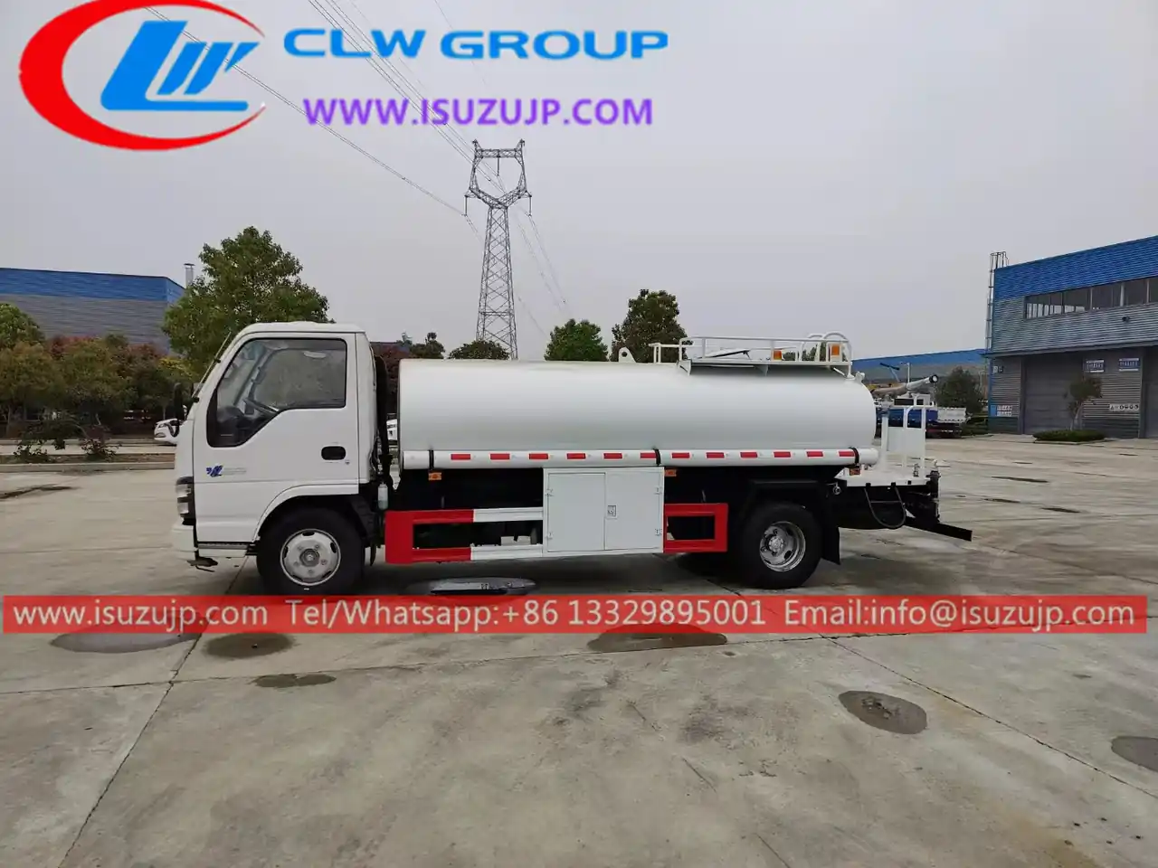 ISUZU NKR 5000liters Water Tender for Sale view 2
