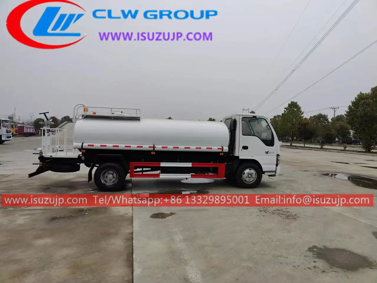 ISUZU NKR 5000liters Water Tender for Sale view 4