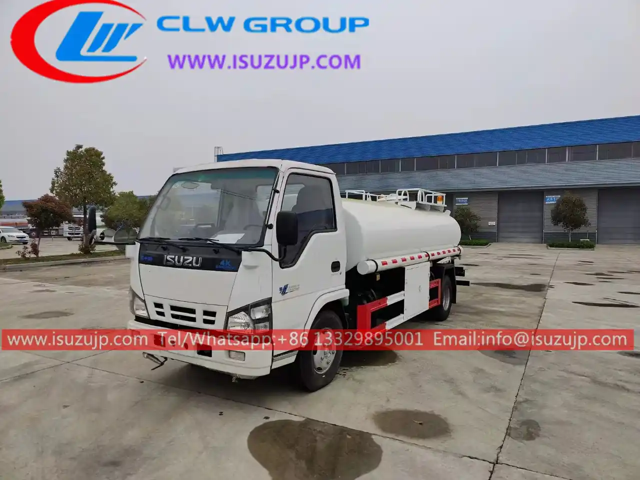 ISUZU NKR 5000liters Water Tender for Sale