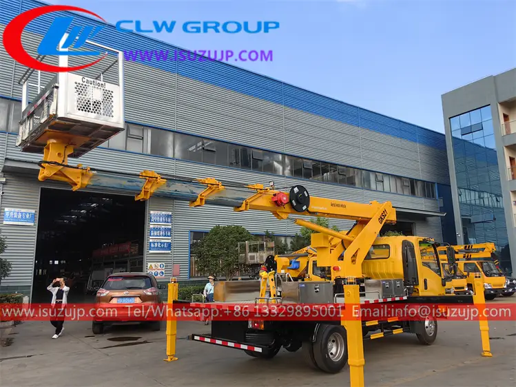 ISUZU NMR 19m 20m 21m Boom Lift Truck view 4