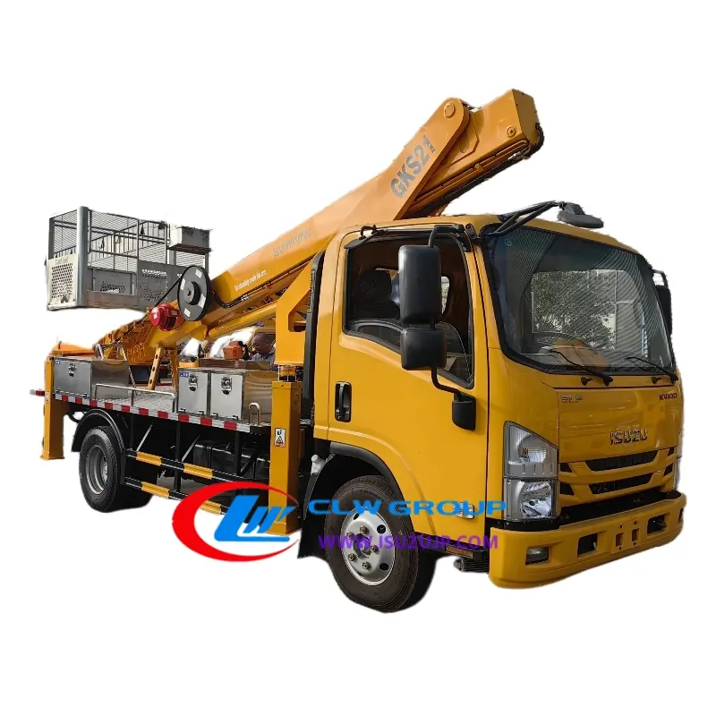 ISUZU NMR 19m 20m 21m Boom Lift Truck view 5