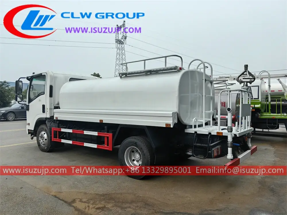 ISUZU NMR 5000liters Potable Water Hauler Truck for Sale in Ghana view 4