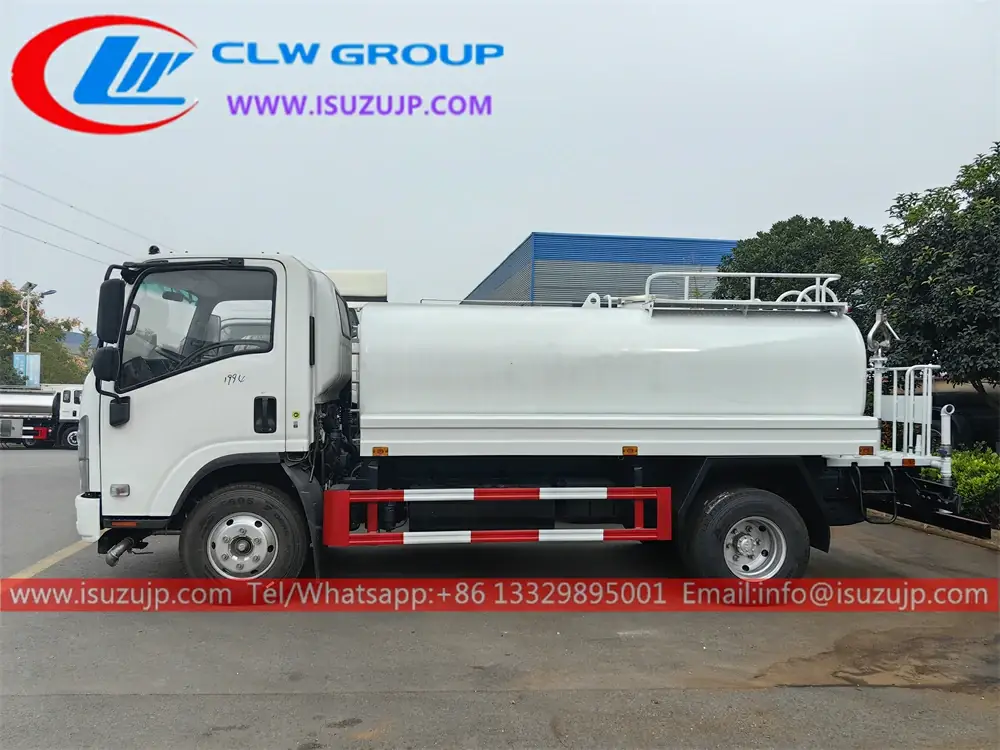 ISUZU NMR 5000liters Potable Water Hauler Truck for Sale in Ghana view 3