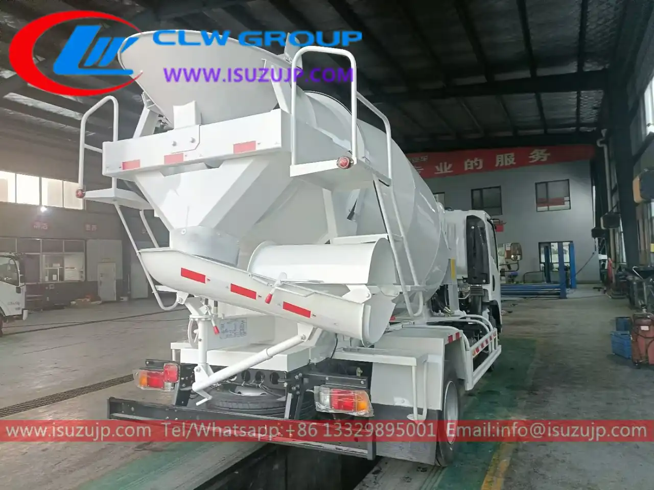 ISUZU NPR 3-5cbm Mini Ready Mix Concrete Truck Philippines view 4