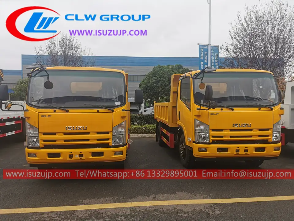 ISUZU NPR 7 Cbm Forward Dump Truck Peru view 2