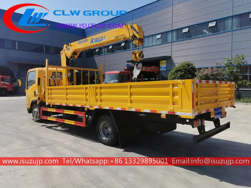 ISUZU NQR 190HP 5 Ton Lorry Crane view 4