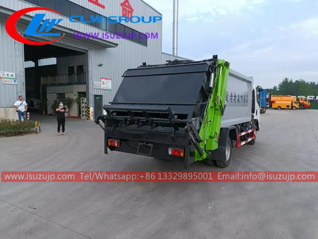 ISUZU NQR 8m3 Refuse Compactor Vehicle view 4