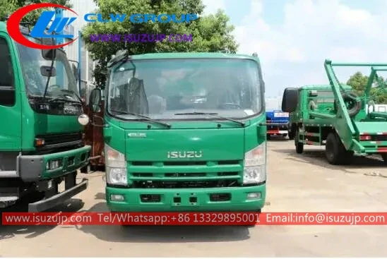 ISUZU NQR Light Duty 6 Cube Drop Side Tipper Truck for Sale view 3