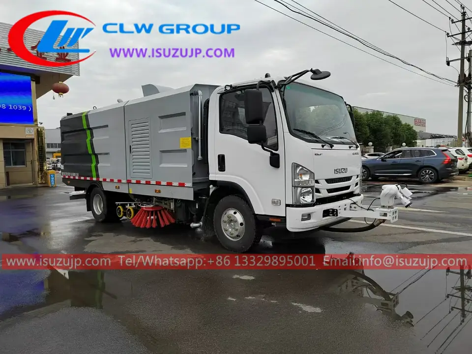 ISUZU NQR Medium Duty Truck Mounted Sweeper for Sale