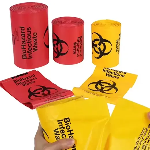 Autoclavable Biohazard Bag Yellow Medical Waste Bag