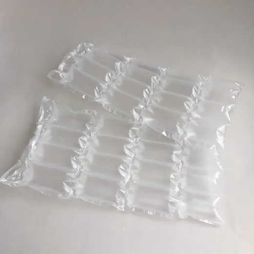 Two transparent inflated air