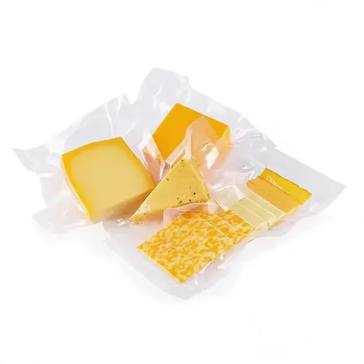 Assorted cheese blocks, wedge and