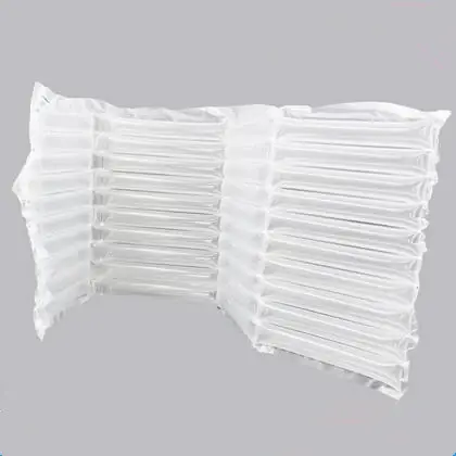 Air column bag jacket shaped for electronic product packing