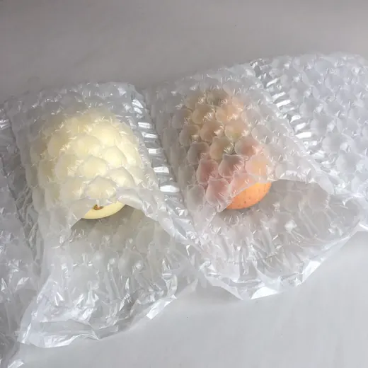 Inflatable air bubble bag for protective packaging