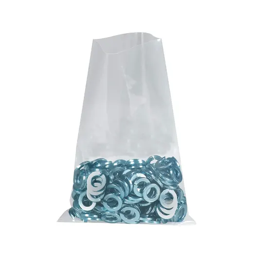 Flat Open LDPE Packaging Bag