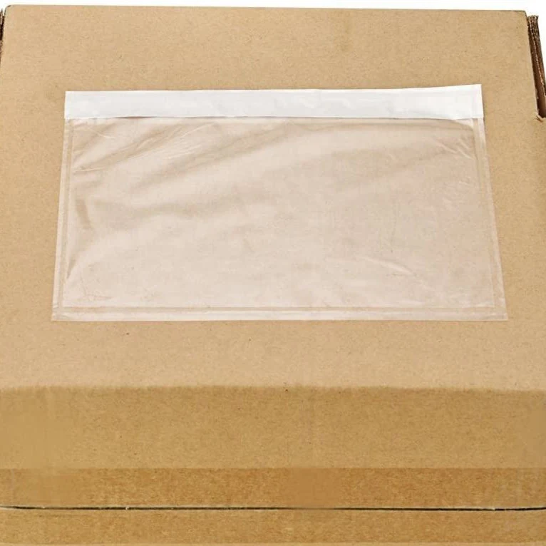 Transparent self adhesive Packing list envelope