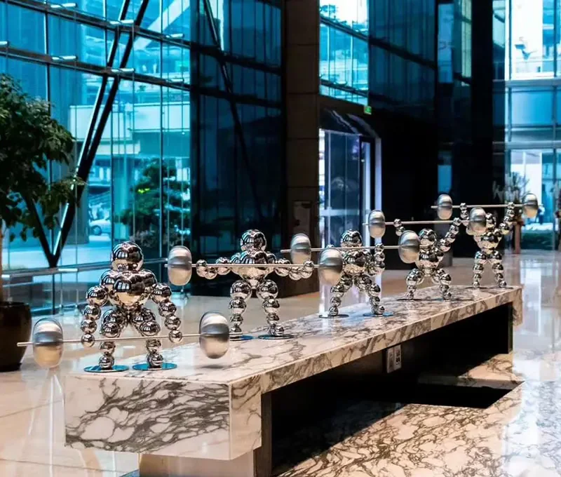 Polished chrome