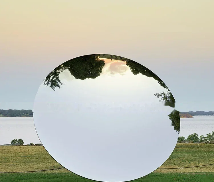 Anish Kapoor Stainless Steel Sky Mirror manufactured in stainless steel