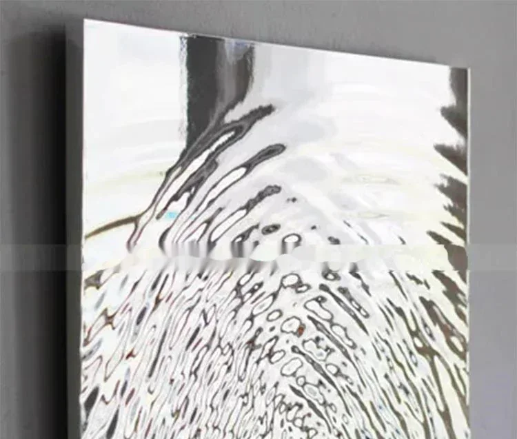 Anish Kapoor's Water Ripple Mirror Wall Sculpture at the Exhibition Center of Art manufactured in stainless steel