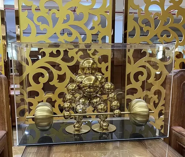 Polished gold-tone