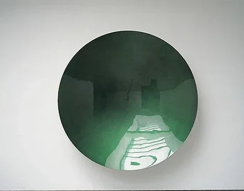 Modern Concave Mirror Stainless Steel Sculpture manufactured in stainless steel