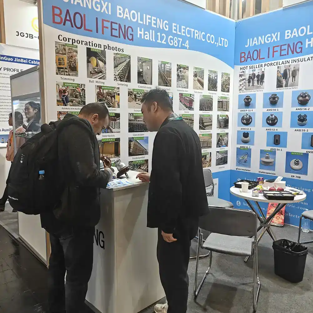 Baolifeng insulator display at HANNOVER MESSE 2026