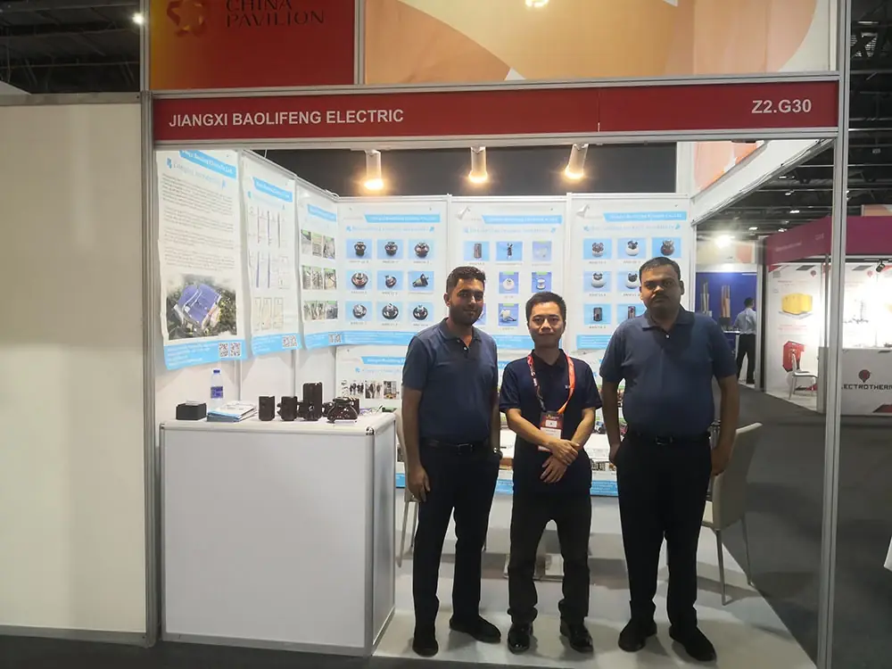Baolifeng exhibition stand at Middle East Energy in Dubai