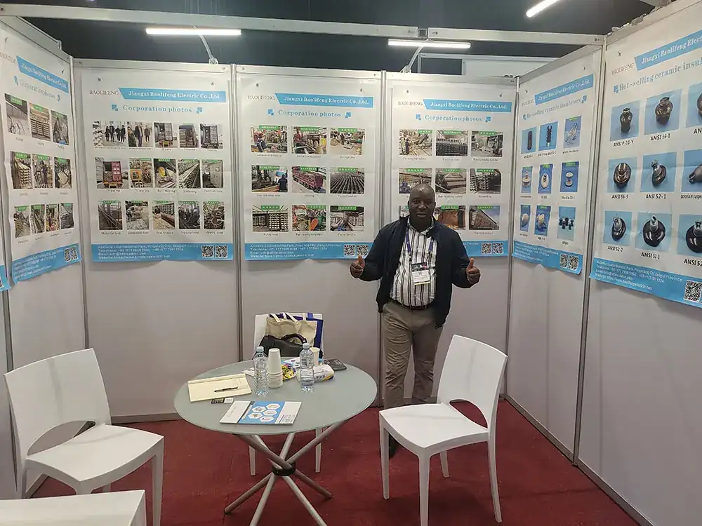 Baolifeng team with visitors at Enlit Africa 2026