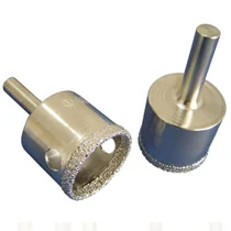Brazed Core Bit — Vacuum brazed core bits for dry drilling in mixed material