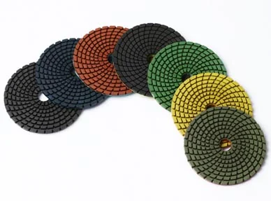 Flexible Diamond Pad — Flexible diamond pads and buffs for wet and dry stone polishing