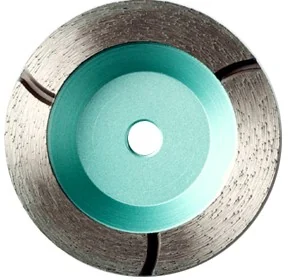 Continuous Rim Diamond Grinding Wheel with Slot — Slotted rim balancing finish and cooling